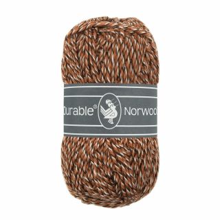 Durable Norwool bruin wit melee M987