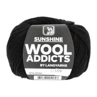 Lang Yarns Wooladdicts Sunshine - 004 black