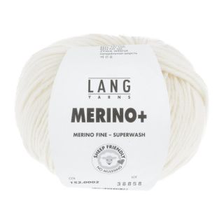 Lang Yarns Merino+ 2 gebroken wit