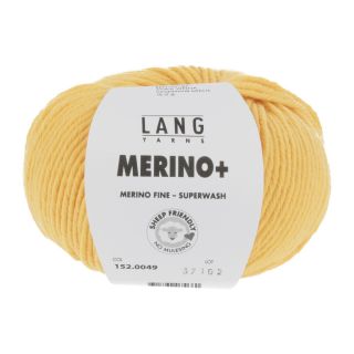 Lang Yarns Merino+ 49 geel