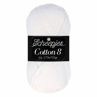 Scheepjeswol Cotton 8 - 502 wit
