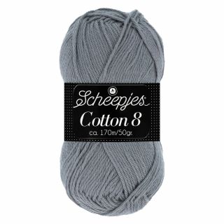 Scheepjeswol Cotton 8 grijs 710