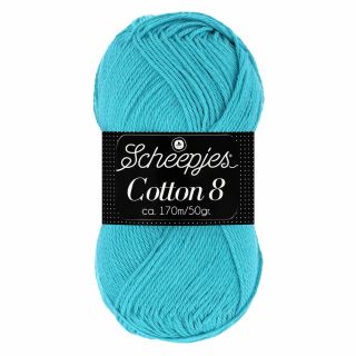 Scheepjeswol Cotton 8 zeeblauw 725