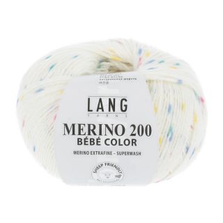 MERINO 200 BEBE COLOR wit multicolor confetti