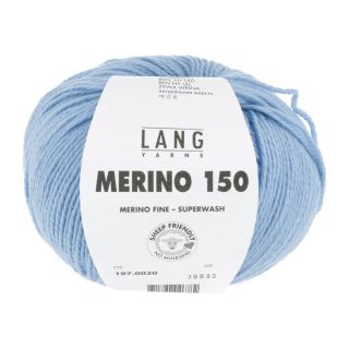 MERINO 150 baby blauw