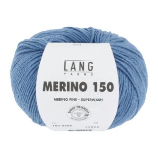 MERINO 150 helderblauw