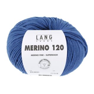 Lang Yarns Merino 120 - 0031 royal