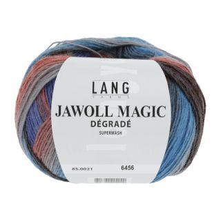 JAWOLL MAGIC DEGRADE lichtblauw/orange/bruin