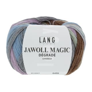 JAWOLL MAGIC DEGRADE bruin/grijs/lila