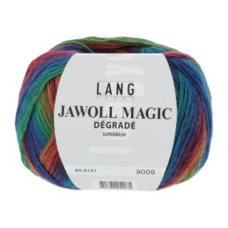 JAWOLL MAGIC DEGRADE multicolor blauw/orange/groen