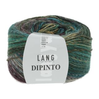 Lang Yarns Dipinto - 0018 groen-aubergine