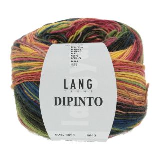 Lang Yarns Dipinto - 0053 rood-groen-geel