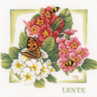 Borduurpakket Lente - Marjolein Bastin (Lanarte)