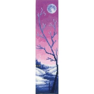 Borduurpakket Bladwijzer Lilac Twilight - Andriana