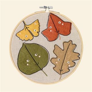 Borduurpakket Herfstbladeren - Restyle