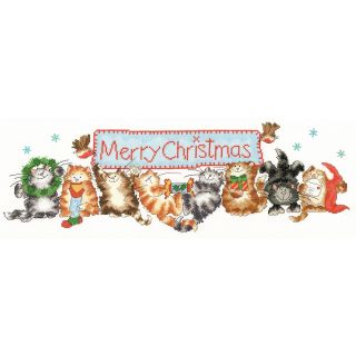 Borduurpakket Merry Catmas - Bothy Threads