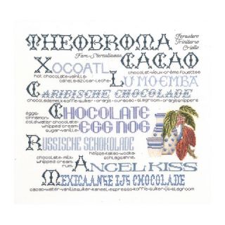 Borduurpakket Cacao merklap Aida - Thea Gouverneur