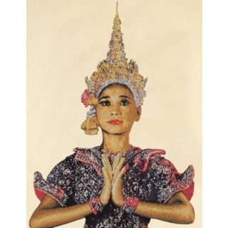 Borduurpakket Thaise Dame Aida - Thea Gouverneur