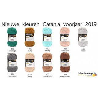Catania katoen pakket nieuwe kleuren 2019 - Schachenmayr