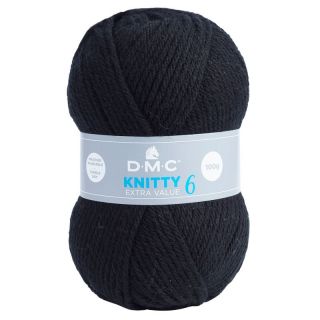 DMC Knitty 6 - 965 zwart
