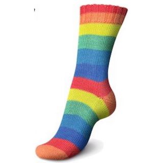 Regia sokkenwol Pairfect Rainbow Neon Color - 01736