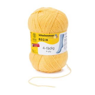 Regia sokkenwol 4-draads geel 2041 - Schachenmayr