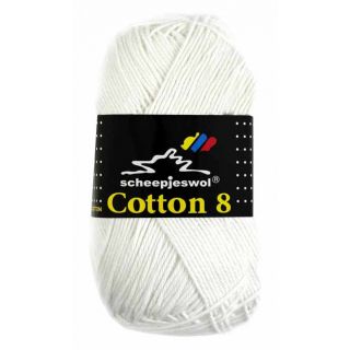 Scheepjeswol Cotton 8 - 502 wit