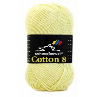 Scheepjeswol Cotton 8 lichtgeel 508