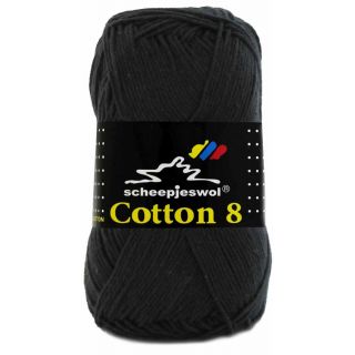Scheepjeswol Cotton 8 zwart 515