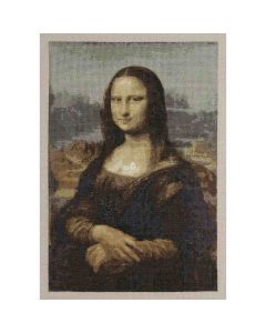Borduurpakket Mona Lisa - Louvre collectie  - DMC